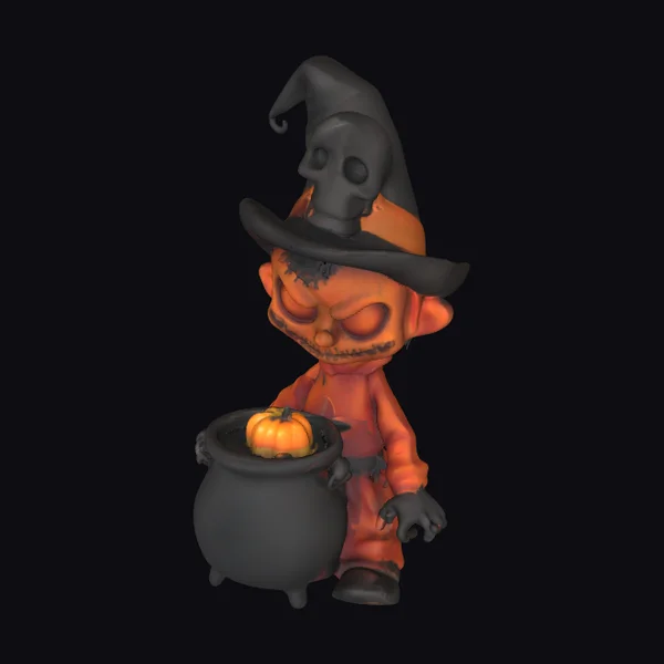 Cartoon Halloween Doll