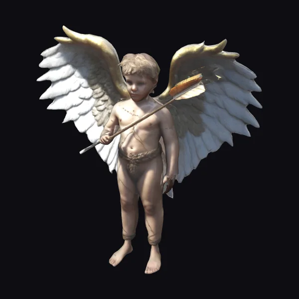 Angel with Arrow Stuck