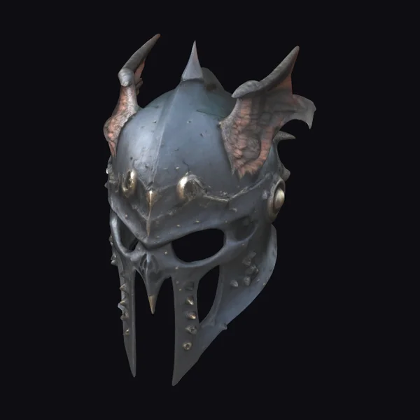 Dark Fantasy Barbarian Helmet