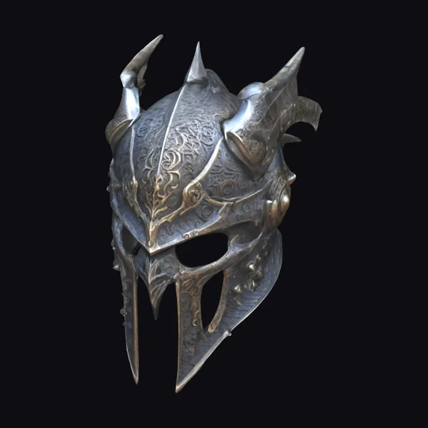 Dark Fantasy Barbarian Helmet