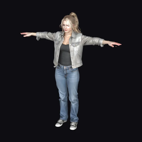 Woman in Casual Outfit