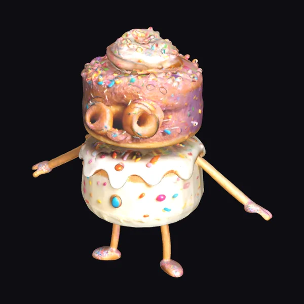 Donut Cake Creature