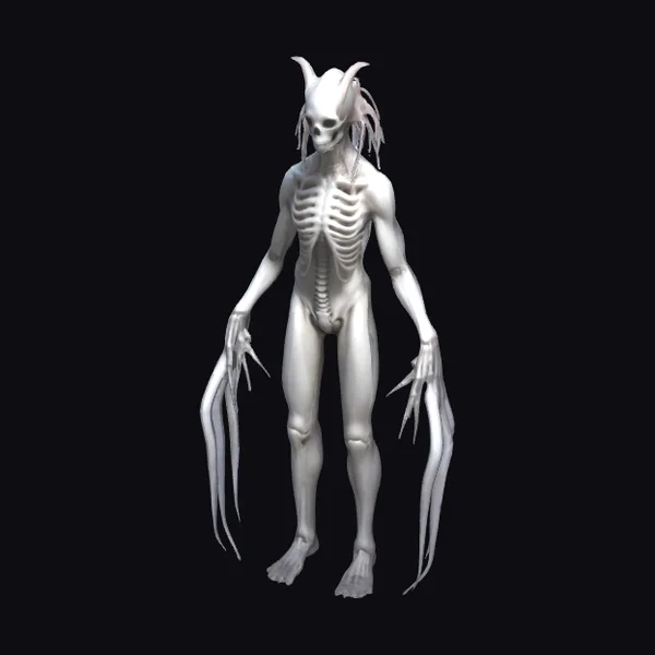Skeletal Alien Creature