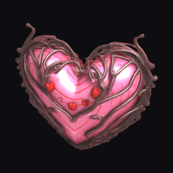 Twisted Heart Ornament