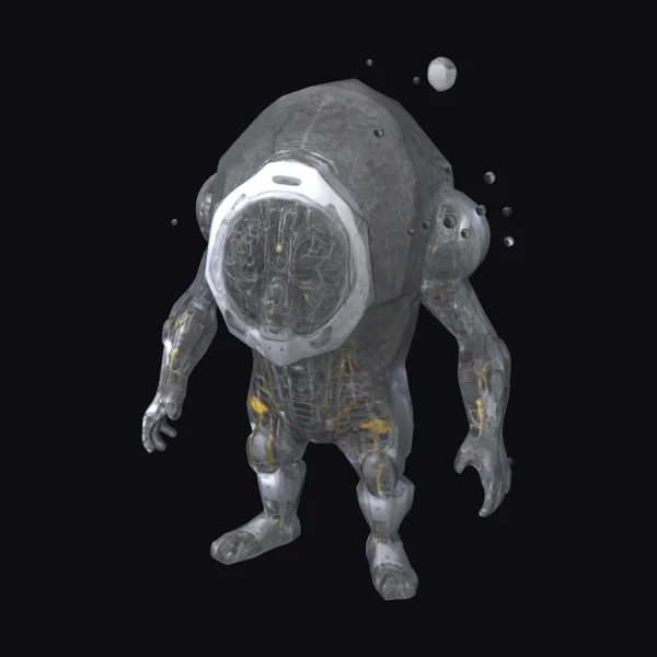 Metallic Alien Creature