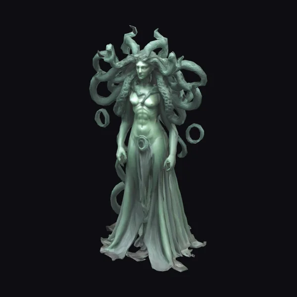 Mythical Medusa Statue
