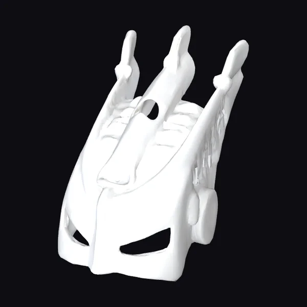 White Mask with Horns