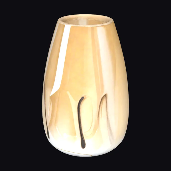Amber Glass Vase