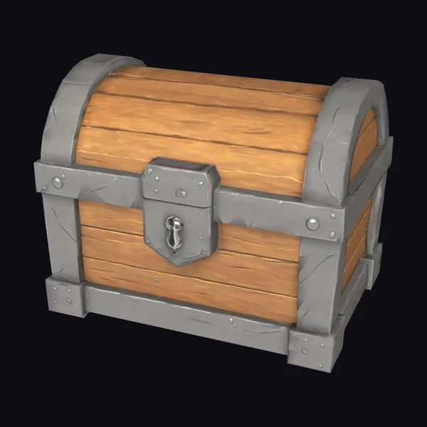 Wooden Treasure Chest