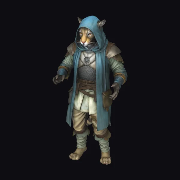 Mystic Feline Warrior