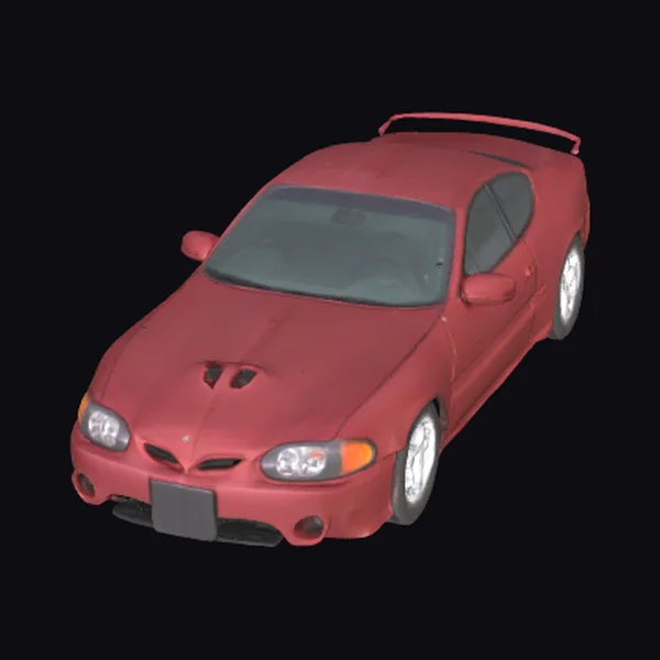 Maroon Sports Car Cowl