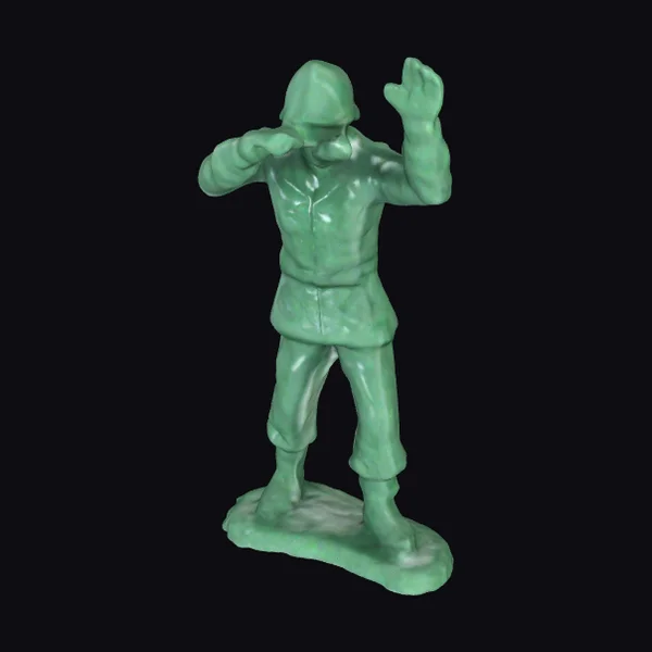 Green Toy Soldier Figure