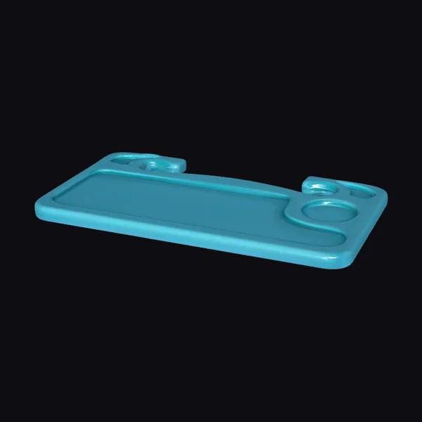 Blue Cutting Board Tray