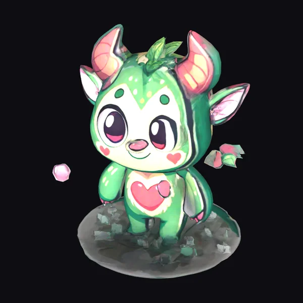 Green Hearted Creature