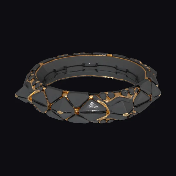 Amethyst Edge Bracelet