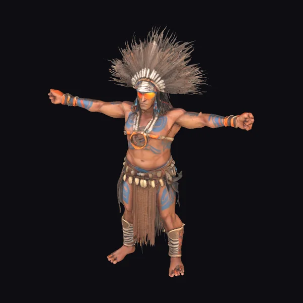 Amazonian Tribal Warrior