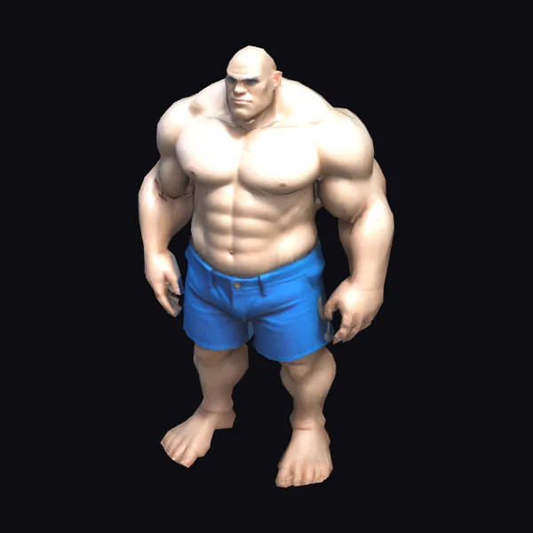 Muscular Titan Figure