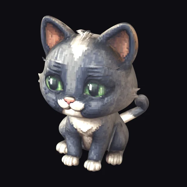Cute Pixel Art Cat