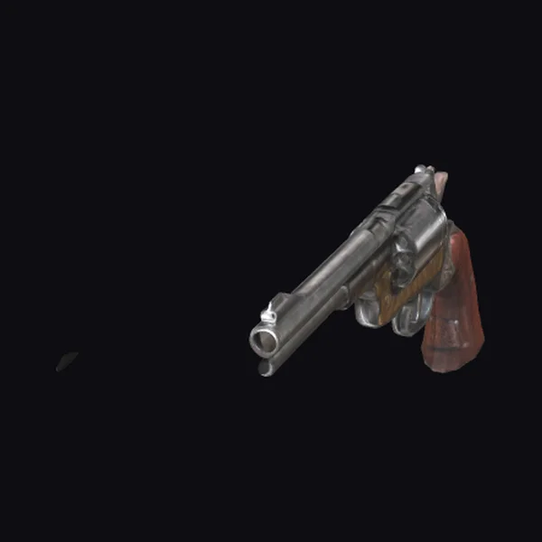 Western Revolver Gun
