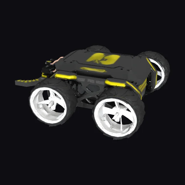 Yellow Mark Robot Chassis