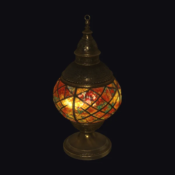 Golden Mosaic Lantern
