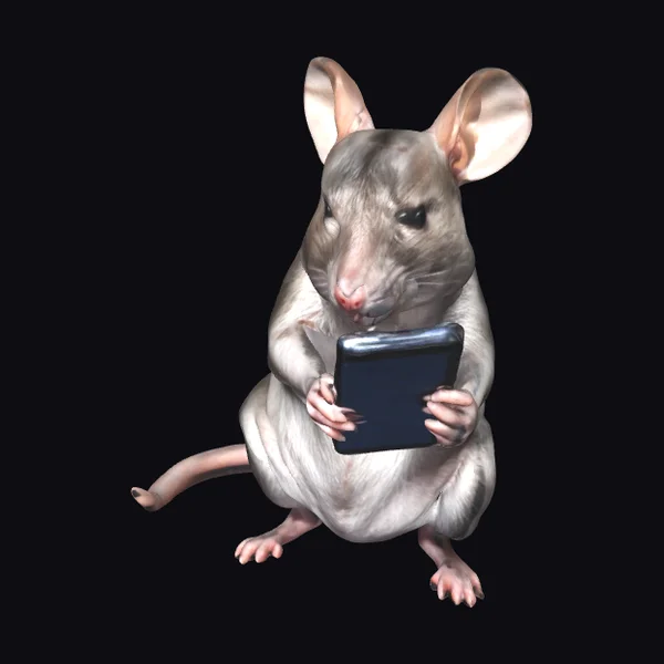 Rat with Cell Phone