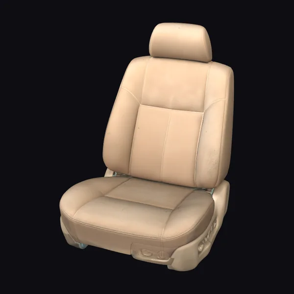 Beige Car Front Seat