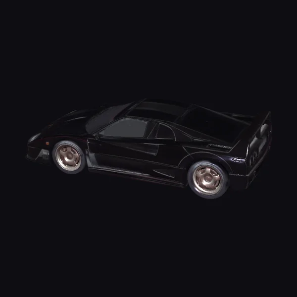 Black Sports Car Side