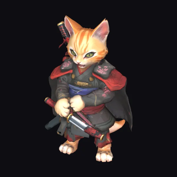 Anime Cat Samurai