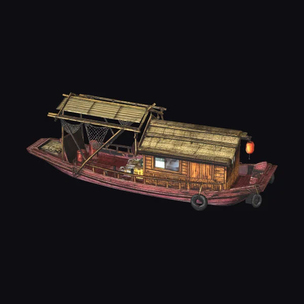 Traditional Wooden Fishing Boat