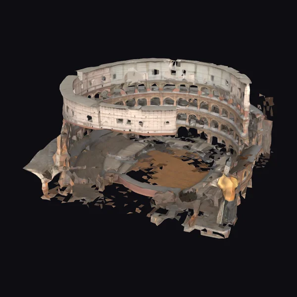 Ancient Collapsed Colosseum