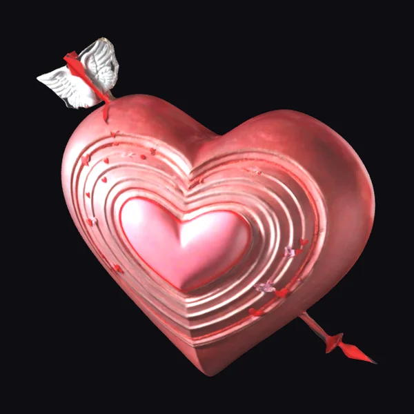 Valentine Heart with Arrow