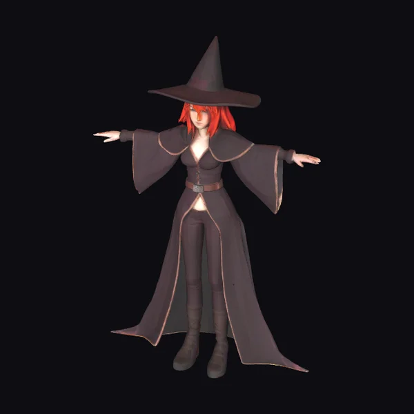 Young Witch in Black