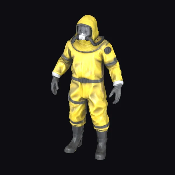 Yellow Hazmat Suit
