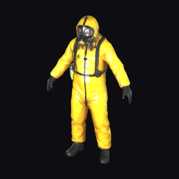 Yellow Hazmat Suit
