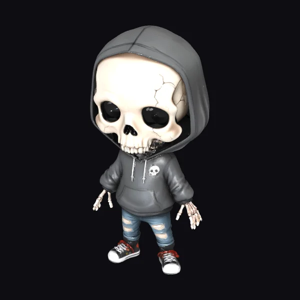 Hooded Skeleton Kid