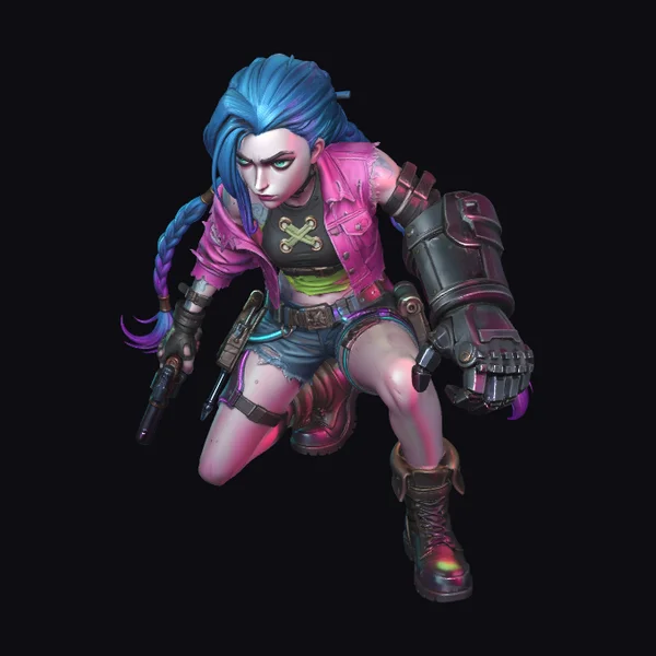 Cyberpunk Female Character