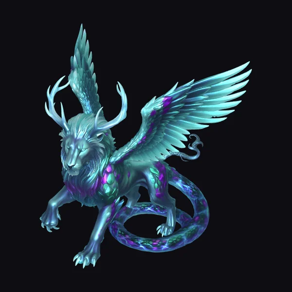 Winged Lion Creature