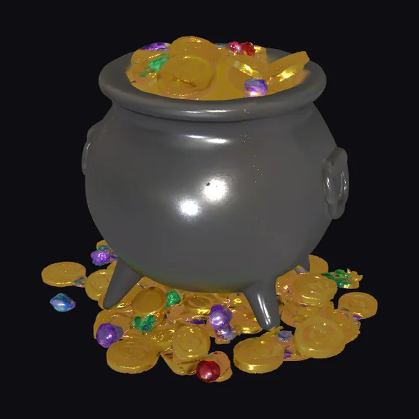 Cauldron of Golden Coins