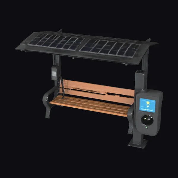 Solar Powered Bench