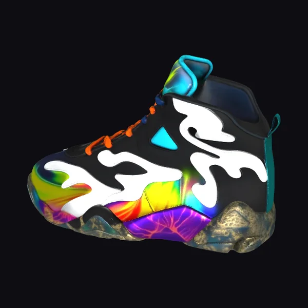 Vibrant Tie-Dye Sneaker