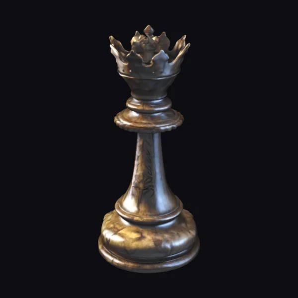 Bronze King Chess Piece