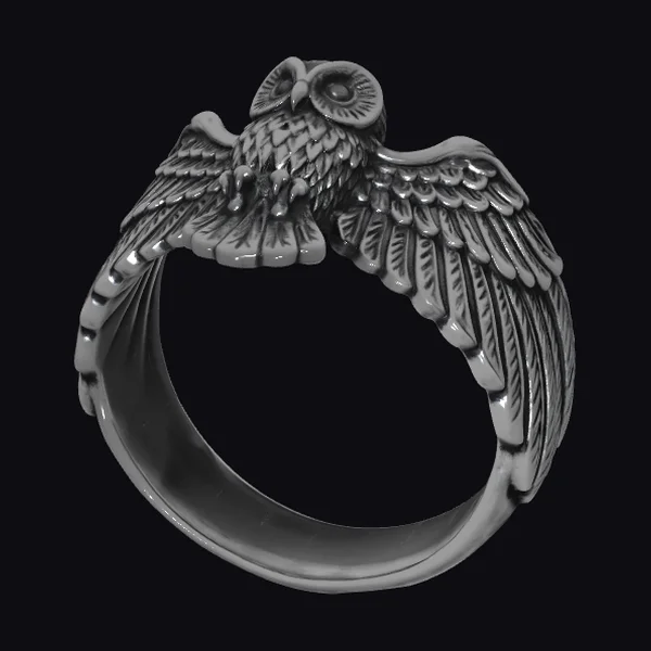 Owl Wing Ring