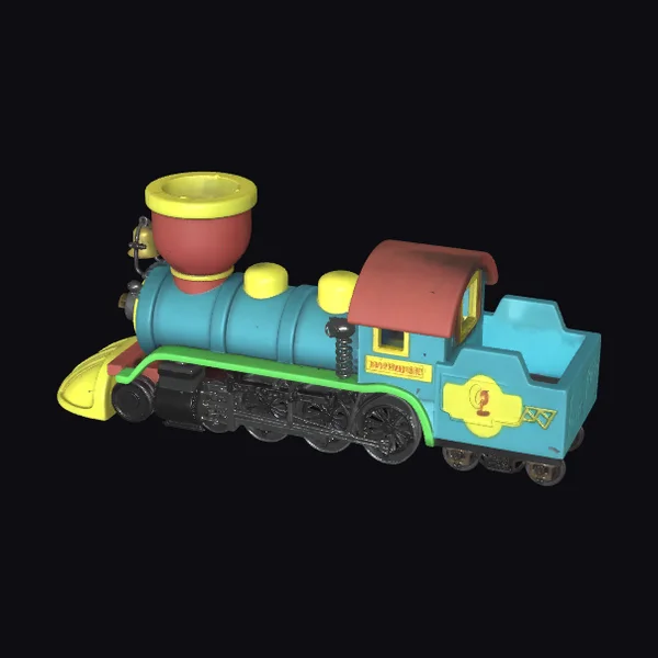 Colorful Toy Steam Train