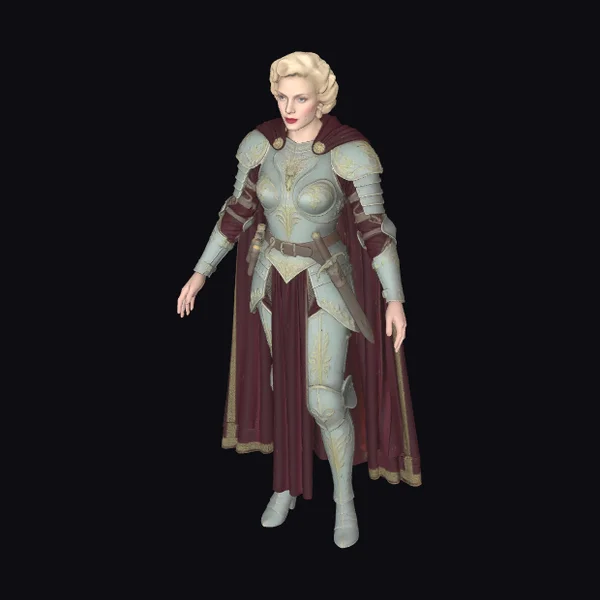 Armored Female Warrior Queen