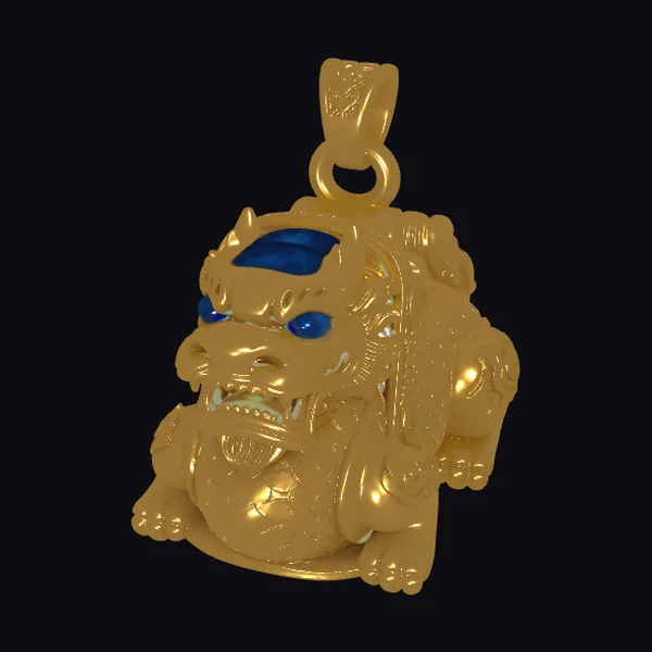 Golden Dragon Pendant