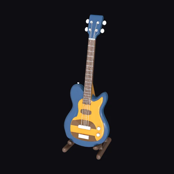 Electric Guitar on Stand