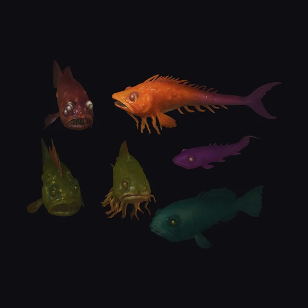 Deep Sea Anglerfish Collection