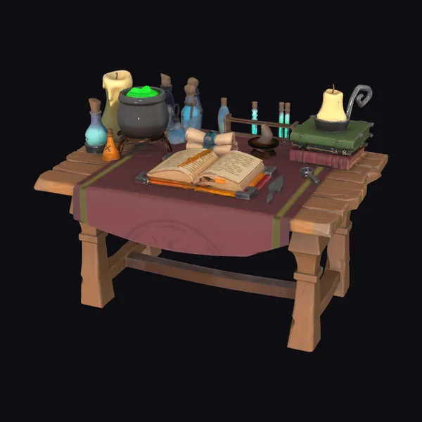 Alchemy Study Desk Setup