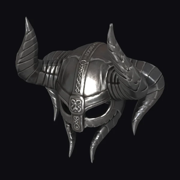 Viking Horned Battle Helmet